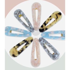 2 Pack Resin Hair Clip | Multicolor Hair Barrette